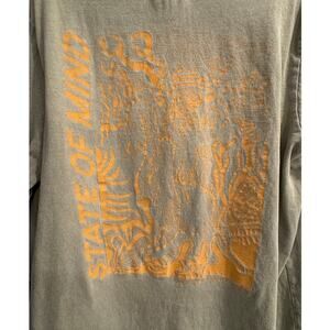 PacSun Size M Medium Men's Long Sleeve Green Tee Shirt State of Mind